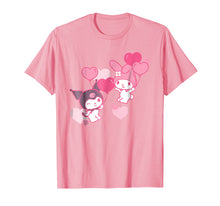 Load image into Gallery viewer, My Melody And Kuromi Valentine's Day Hearts Tee Shirt