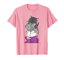 Load image into Gallery viewer, Funny shirts V-neck Tank top Hoodie sweatshirt usa uk au ca gifts for Kawaii Cat Pile Anime T-shirt - Asexual Pride Flag Kittens 1191277