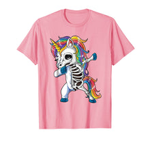 Load image into Gallery viewer, Funny shirts V-neck Tank top Hoodie sweatshirt usa uk au ca gifts for Dabbing Unicorn Skeleton T shirt Halloween Girls Dab Gifts 3643376