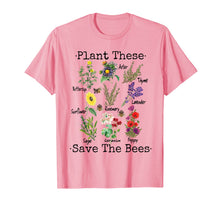 Load image into Gallery viewer, Plant These Save The Bees Shirt Women Yellow Flowers 74494