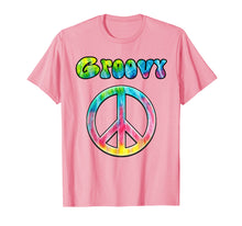 Load image into Gallery viewer, Funny shirts V-neck Tank top Hoodie sweatshirt usa uk au ca gifts for Groovy 70's Retro Vintage Tie Dye Hippie Peace Sign T-Shirt 1387214