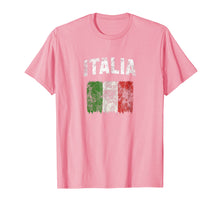 Load image into Gallery viewer, Funny shirts V-neck Tank top Hoodie sweatshirt usa uk au ca gifts for Italia T Shirt - Vintage Distressed Italian Flag 1135217