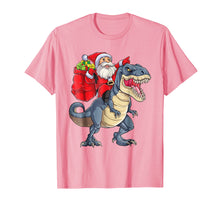 Load image into Gallery viewer, Funny shirts V-neck Tank top Hoodie sweatshirt usa uk au ca gifts for Dinosaur Christmas Shirt Boys Santa T rex Kids Xmas Gifts 1967522
