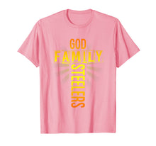 Load image into Gallery viewer, Valentine's Father's Day Gifts God Family Steelers TShirt176083