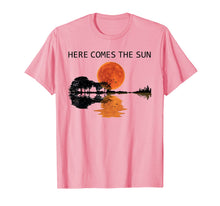Load image into Gallery viewer, Here Comes The Sun Guitar Shadow Sunset T-Shirt 160083