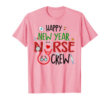 Load image into Gallery viewer, Happy New Year Nurse Crew Funny Christmas Gifts For Nurse T-Shirt-3214972