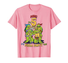 Load image into Gallery viewer, Teenage Mutant Ninja Turtles I'm 5 Dude Pizza Birthday Party T-Shirt 203533