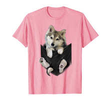 Load image into Gallery viewer, Wolf White Pup in Pocket T-Shirt Wolves Tee Shirt Gifts-335716