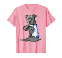 Load image into Gallery viewer, Women Gifts Pit bull Dog Tattoo I Love Mom TShirt205449
