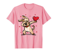Load image into Gallery viewer, Funny Dabbing Dog Heart Valentine's Day Gift Boys Girls Kids T-Shirt-417867