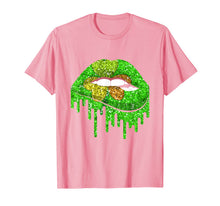 Load image into Gallery viewer, Green Lips Sexy St Patrick's Day Shamrock Irish Costume Gift T-Shirt-1796981