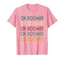 Load image into Gallery viewer, Vintage Ok Boomer Multiline Text Meme  T-Shirt