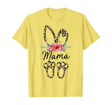 Load image into Gallery viewer, Mother's Day Easter Gifts For Mama Leopard Bunny Floral TShirt383833