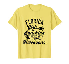 Load image into Gallery viewer, Funny shirts V-neck Tank top Hoodie sweatshirt usa uk au ca gifts for Florida Girls Are Sunshine and a Hurricane T-Shirt 1719241
