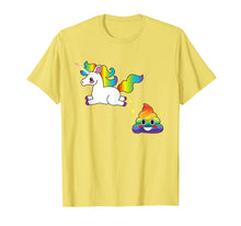 Load image into Gallery viewer, Funny shirts V-neck Tank top Hoodie sweatshirt usa uk au ca gifts for Funny Emoji Unicorn Poop T-Shirt - Cute Rainbow Sparkle Poo 786357
