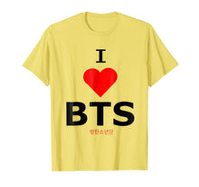 Load image into Gallery viewer, Funny shirts V-neck Tank top Hoodie sweatshirt usa uk au ca gifts for I LOVE BTS T SHIRT BOY BAND FAN SHIRT HEART T-SHIRT 2708667