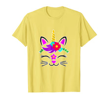 Load image into Gallery viewer, Funny shirts V-neck Tank top Hoodie sweatshirt usa uk au ca gifts for Unicorn Kitty Caticorn Face Kitten Tshirt | Cat Girls Gifts 2192559