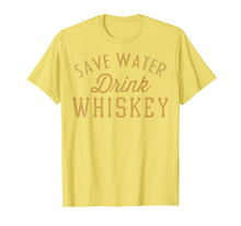 Load image into Gallery viewer, Save Water Drink Whiskey Vintage Graphic T-Shirt