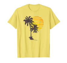 Load image into Gallery viewer, Sunset Beach Palm Tree TShirt Funny Summer Vacation Holiday T-Shirt
