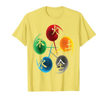 Load image into Gallery viewer, The Five Elements Of Qigong, Tai Chi tshirt Design. 785012