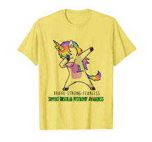 Load image into Gallery viewer, Funny shirts V-neck Tank top Hoodie sweatshirt usa uk au ca gifts for Brave strong Fearless Unicorn Muscular Dystrophy Shirt 2270599