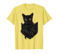 Load image into Gallery viewer, Funny shirts V-neck Tank top Hoodie sweatshirt usa uk au ca gifts for Black Cat Stern in Pocket T-Shirt Cats Tee Shirt Gifts 1217717