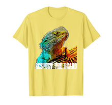 Load image into Gallery viewer, Respect The Beard T shirt Funny Bearded Dragon T-shirt