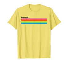Load image into Gallery viewer, KD Kay Dee Rainbow Camera Stripes Logo T-Shirt-879632