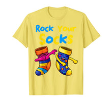 Load image into Gallery viewer, Rock Your Socks Down Syndrome Day Awareness for Boys Girls T-Shirt-155736