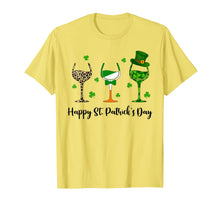 Load image into Gallery viewer, Irish Gifts Three Wine Glasses Shamrock St Patrick's Day TShirt840834