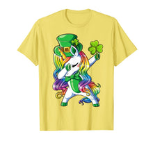 Load image into Gallery viewer, St Patricks Day Girls Dabbing Unicorn Leprechaun Lepricorn TShirt46860
