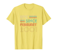 Load image into Gallery viewer, Epic Since February 2001 Vintage 19th Birthday Gifts T-Shirt-2766117