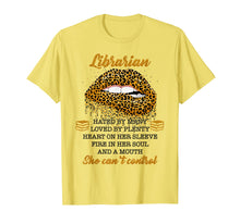 Load image into Gallery viewer, Women Gifts Librarian Hated By Many Leopard Lips T-Shirt-5889044