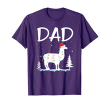 Load image into Gallery viewer, Mens Dad Llama Christmas Funny Matching Family Pajama Gift T-Shirt