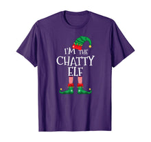 Load image into Gallery viewer, Funny shirts V-neck Tank top Hoodie sweatshirt usa uk au ca gifts for I'm The-Chatty-Elf Matching-Family Christmas T-Shirt 787677