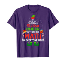 Load image into Gallery viewer, Funny shirts V-neck Tank top Hoodie sweatshirt usa uk au ca gifts for Math Teacher Christmas Shirt Funny Elf Christmas Cheer T-Shirt 216717