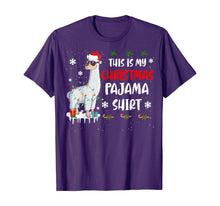 Load image into Gallery viewer, Funny shirts V-neck Tank top Hoodie sweatshirt usa uk au ca gifts for This Is My Christmas Pajama Shirt Llama Christmas Gifts T-Shirt 144011