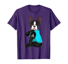 Load image into Gallery viewer, Funny Boston Terrier I Love Mom Apparel Dog Mom Gifts Womens TShirt513998