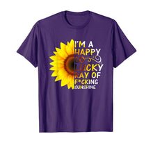 Load image into Gallery viewer, I'm A Happy Go Lucky Ray Of Fucking Sunshine Gifts TShirt310507