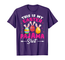 Load image into Gallery viewer, This Is My Easter Pajama Shirt Bunny Egg Easter Day Gifts TShirt101098