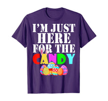 Load image into Gallery viewer, I'm Just Here For The Candy Cute Bunny Egg Easter Day Gifts TShirt494597