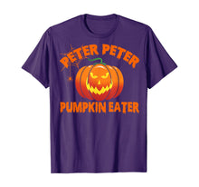 Load image into Gallery viewer, Peter Peter Pumpkin Eater Couples Halloween Costume Gifts T-Shirt