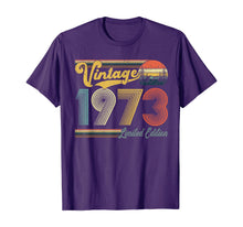 Load image into Gallery viewer, 47 Years Old Gift Vintage 1973 Limited Edition 47th Birthday TShirt402610