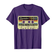 Load image into Gallery viewer, Vintage December 1988 31st birthday Gifts 70s Retro Cassette T-Shirt