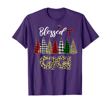 Load image into Gallery viewer, Funny shirts V-neck Tank top Hoodie sweatshirt usa uk au ca gifts for Leopard Print Christmas Trees Blessed Gigi Xmas Gifts T-Shirt 381871