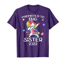 Load image into Gallery viewer, Promoted To Big Sister 2020 Shirt Dabbing Unicorn Gift T-Shirt-224401