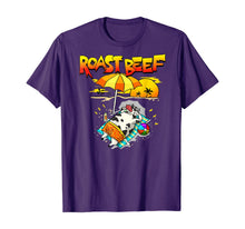Load image into Gallery viewer, Roast Beef Cow On Beach Vacation Sun Tan T-Shirt
