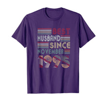 Load image into Gallery viewer, Mens 24th Wedding Anniversary Gifts Husband Since November 1995 T-Shirt