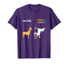 Load image into Gallery viewer, Funny shirts V-neck Tank top Hoodie sweatshirt usa uk au ca gifts for Doctor Vs Physical Therapist Unicorn Dancing T-Shirt 1758896