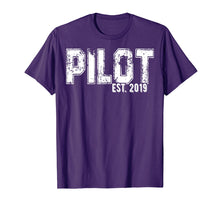 Load image into Gallery viewer, Funny shirts V-neck Tank top Hoodie sweatshirt usa uk au ca gifts for Pilot Graduation T-Shirt Pilot established 2019 Shirt